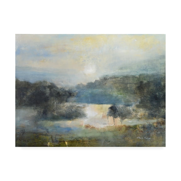 Trademark Fine Art 'Valley Blue' Canvas Art by J Austin Jenning