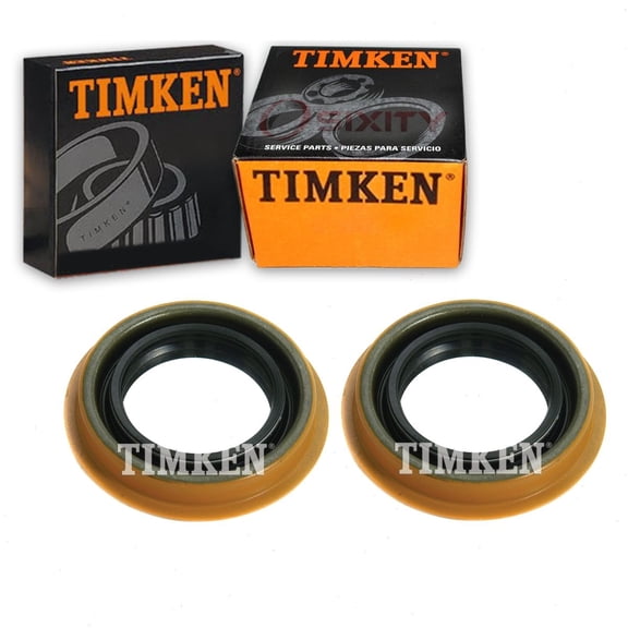 2 pc Timken Front Differential Pinion Seals compatible with Ford F-150 1997-2012