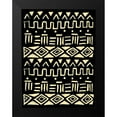 thumbnail image 2 of Villa, Mlli 12x14 Black Modern Framed Museum Art Print Titled - Wood Tribe Cream, 2 of 5