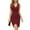 Wine, variant on ReTeiv Summer Dresses for Women 2024,Women's V Neck Sleeveless Cocktail Dresses Ruched Bodycon Dresses