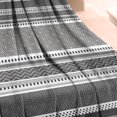 thumbnail image 3 of Soft Flannel Throw with Boho Stripes -50x60in Blanket Warm Bed Blanket for Couch Sofa - Lightweight, Vintage Abstract Design, 3 of 5