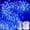 Blue, variant on Cluster Fairy Lights with Remote Timer, 3M 100LED Silver Wire Firecracker Garland String Lights Battery Operated 8Mode for Outdoor Indoor Bedroom Wedding Christmas Party Decoration
