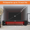thumbnail image 5 of CoSoTower LED TV Stand Modern Entertainment Center with Storage High Gloss Gaming Living Room Bedroom TV Cabinet, 5 of 7