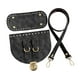 thumbnail image 5 of Kit de tejido de bolsos de cuero sintético para hacer bolsos, bolsos cruzados y carteras. Negro, 5 of 9