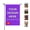 Blue-Violet, variant on Custom Garden Flags for Outside Personalized Yard Flag Double Sided DIY Your Own Design Lawn Banner for Outdoor Decor Home Wall Decoration, Blank White 12x18 Inch (No Custom)