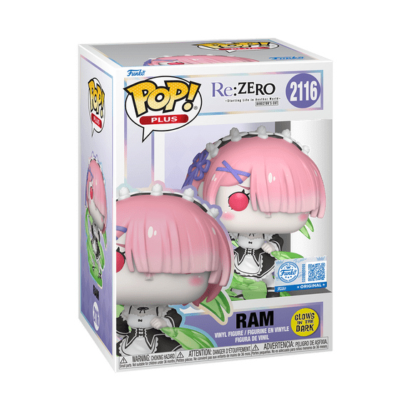 Funko Pop! Chalice Exclusive: Re:Zero S1: RAM (GITD) #2116