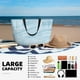 thumbnail image 5 of Fotbe Blue Marble Bolsa de Viaje para Playa - Resistente al Agua, Bolsa Tote de Gran Capacidad y Ligera con 7 Bolsillos para Mujeres y Hombres, 5 of 7