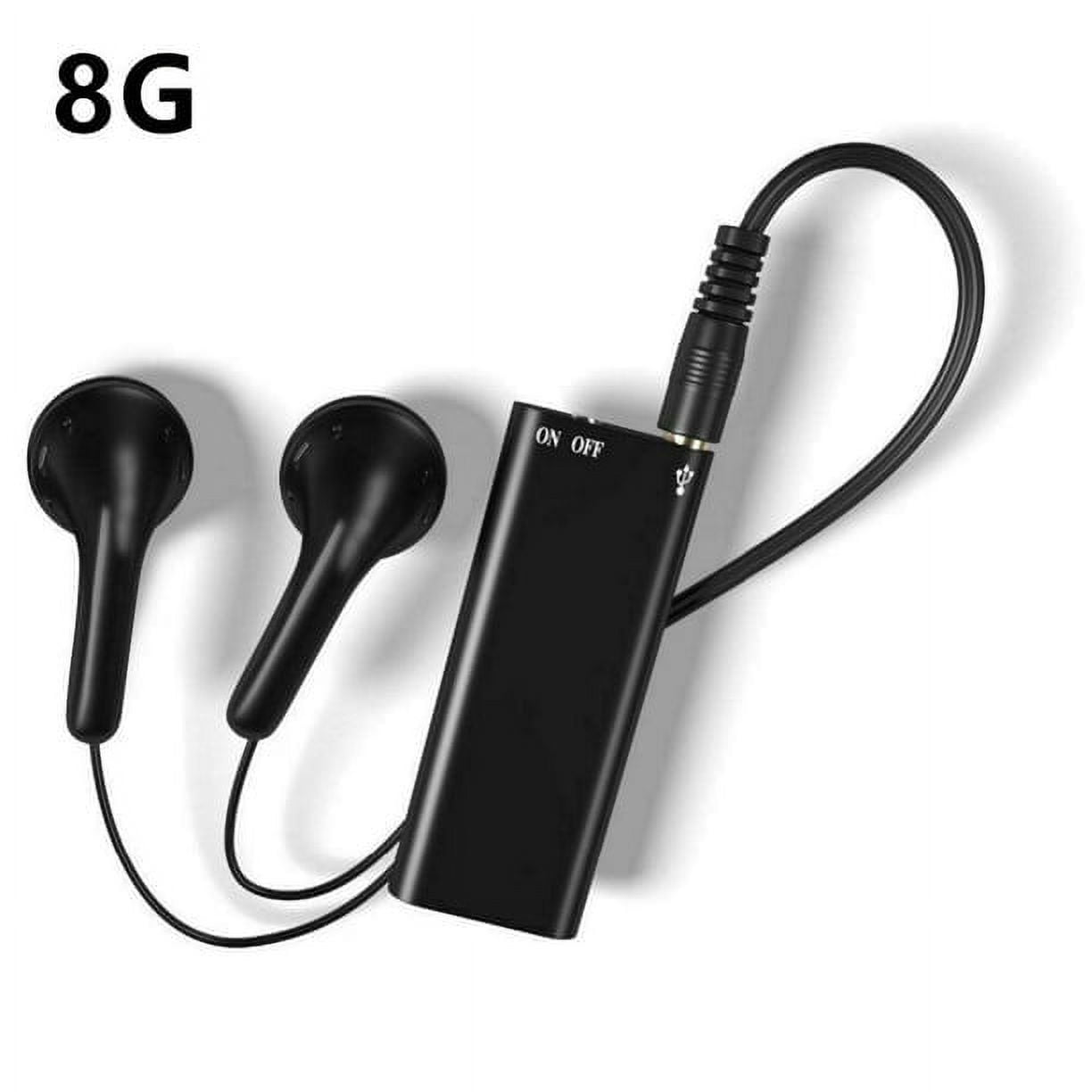 Mini Voice Recorder,8GB Magnetic Voice Activated Recorder - 19 Days Long Battery Recording Time, Micro Waterproof Recorder Device Ideal for Lessons, Meetings, Interviews