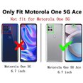 thumbnail image 2 of Moto One 5G Ace Case,with HD Screen Protector,FYBTO [Military Grade] Ring Car Mount Kickstand Hybrid Hard PC Soft TPU Shockproof Protective Case for FYBTO Moto One 5G Ace (Red), 2 of 5
