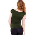 thumbnail image 4 of Cowl Neck Ruched Top, 4 of 4