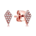 thumbnail image 3 of Diamond Kite Stud Earring, 3 of 5