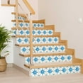 thumbnail image 4 of Mi Alma Removable Vinyl Star Shaped Blue Backsplash Tile Stickers, 24pcs, 4 of 11