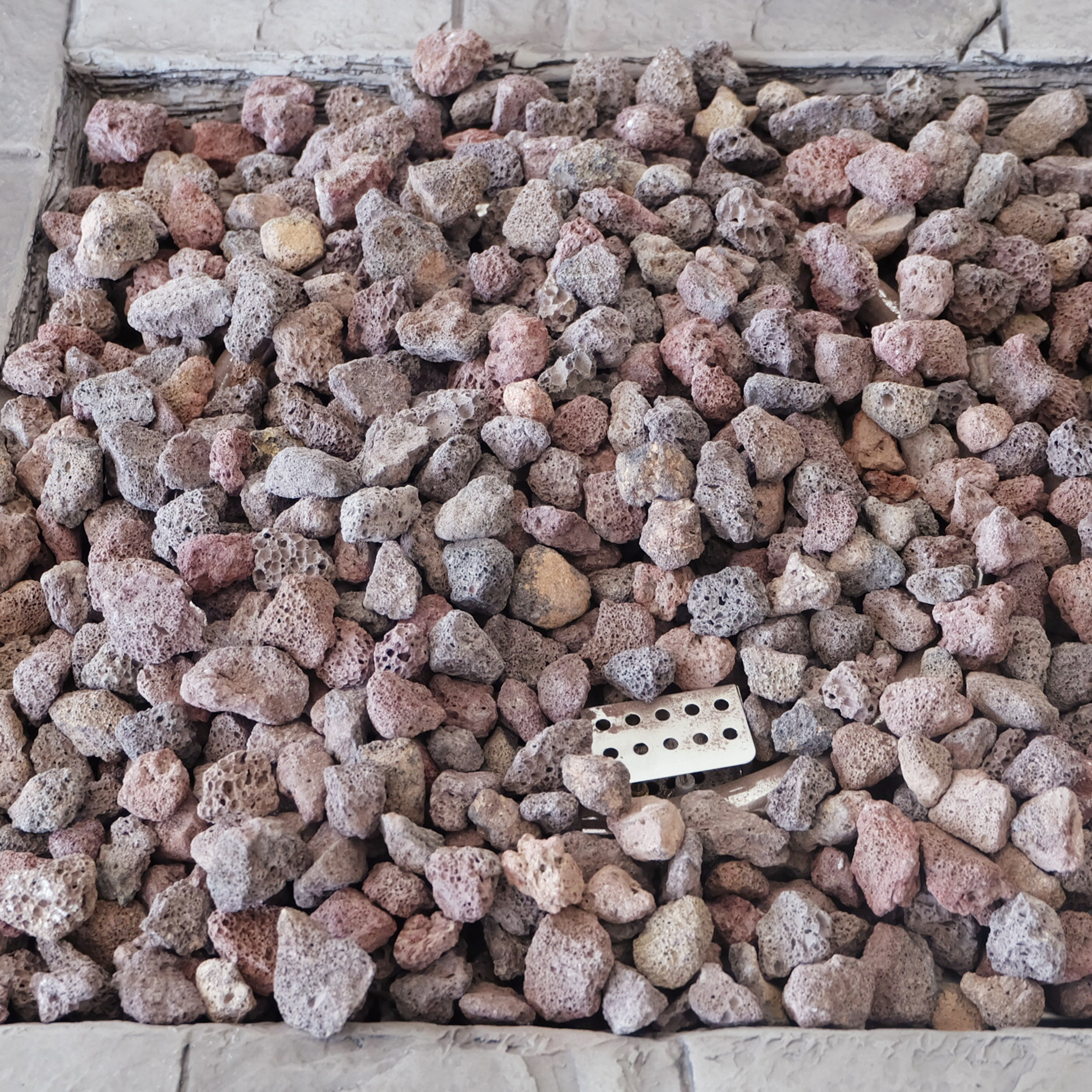 Enfield Outdoor Square Fire Pit - 40,000 BTU, Grey