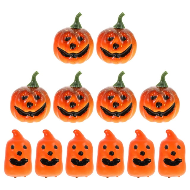 12 unids espuma calabaza artesanal simulado de calabaza Adorno de calabaza Suministro de fiesta de Halloween
