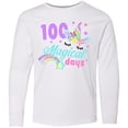 thumbnail image 3 of Inktastic 100 Magical Days with Unicorn Long Sleeve Youth T-Shirt, 3 of 5