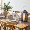 thumbnail image 6 of Pure Brown Round 15 Inch Placemats Set of 8, Simple Solid Color HeatResistant Non Slip Place Mats for Dining Table, Wipeable Braided Kitchen Table Mats for Housewarming, 6 of 9
