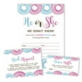 thumbnail image 4 of Inkdotpot Set Of 30Donuts Baby Shower Invitations-Diaper Raffle Tickets And Baby Shower Book Request Cards He Or She Gender Reveal Invites Its A Boy Its A Girl, 4 of 8