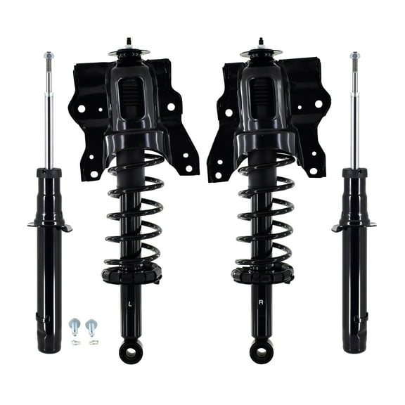 Set of 4 Front Strut -Rear Quick Complete Strut-Coil Spring For 2002-2005 Hyundai XG350