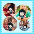 thumbnail image 2 of Pop Singers Demonme Hunters,Zoey Cute Demon-me Stuffed Doll,Soft Plushies Figure Doll for Adult Kids Boys Girls, 2 of 7