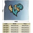 thumbnail image 3 of Coastal Carolina University Fleece Blanket, Very Soft Microfiber Flannel Blanket for Couch Warm and Cozy for All Seasons, 3 of 6
