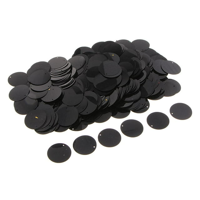 Paillettes de Lentejuelas sueltas BLESIY 100g 30mm negro