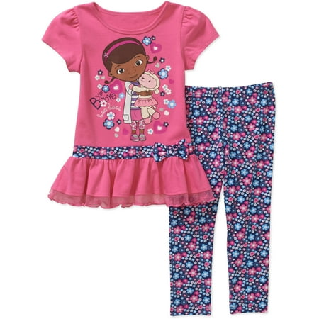 Girl’s Smocked Tunic and Leggings Available In Black