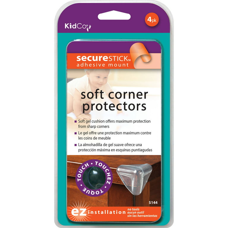 Kidco Soft Corner Protectors, Clear - 4 pack
