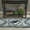 thumbnail image 2 of Park Designs Southwestern Rustic Silver Hooked Indoor Rug Runner 2' x 6', 2 of 5