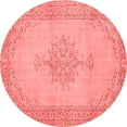 thumbnail image 1 of Ahgly Company Indoor Round Persian Red Traditional Area Rugs, 5' Round, 1 of 4
