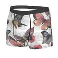 thumbnail image 2 of Kll Vintage Butterflies Men'S Cotton Boxer Briefs Underwear-Large, 2 of 9