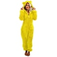 thumbnail image 1 of MSJUHEG Pyjama en Soie pour Femmes Ensembles de Pyjama pour Femmes Ensemble de Pyjama pour Femmes Ensembles de Pyjama pour Femmes Ensemble de Pyjama 2 Pcs pour Femmes Polyester Jaune TG, 1 of 8