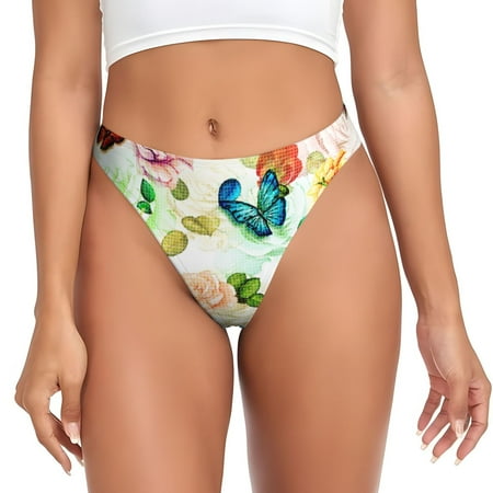 Sigee Floral Vintage for Women s G-String Panty  Low Rise  Soft Lace Perfect for Everyday Wear or Special Occasions-XX-Large