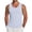 White, variant on Lopecy-Sta Tank Tops for Men U-Neck Solid Vertical Ribbed Sleeveless Stretch Cotton Slim Fit Gym Bodybuilding Muscle Vest