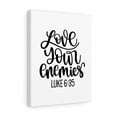 thumbnail image 4 of Scripture Walls  Love Your Enemies Luke 6:35 Bible Verse Canvas Christian Wall Art Ready to Hang Unframed, 4 of 12