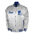 thumbnail image 2 of Men's Franchise Club White Duke Blue Devils Satin Full-Snap Jacket, 2 of 3