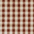 thumbnail image 3 of Thermalogic Checkmate Energy Efficient Room Darkening Mini Check Pattern Pole Top Curtain Panel Pair Each 40" x 72" Burgundy, 3 of 5