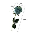 thumbnail image 6 of Kripyery Artificial Rose Burnt Edge Simulated Rose Realistic Artificial Flower for Home Wedding Garden Decoration, 6 of 8