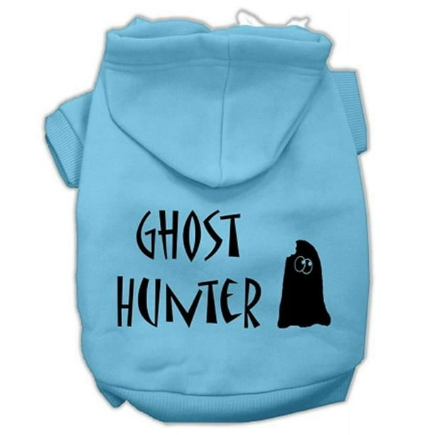 Ghost Hunter Sérigraphie Hoodies Bébé Bleu avec Lettrage Noir XS (8)