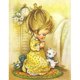 thumbnail image 1 of Cuadros Decorativos Pintura de diamante cuadrado DIY niño rezando resina taladro completo JShteea Nuevos Originales, 1 of 7