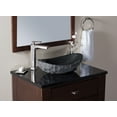 thumbnail image 3 of Miseno Mnoas Natural Stone 20" Oval Granite Vessel Bathroom Sink - Black, 3 of 4