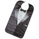 thumbnail image 4 of GOOHOCHY Babero impermeable para adultos, delantal, babero, toalla de saliva lavable, protectores de ropa para pacientes (negro), 4 of 7