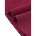 thumbnail image 5 of INSPIRE CHIC Midi Dresses for Women Wrap Dress Sleeveless Zipper Waist Pleats V Neck Dress S Burgundy, 5 of 6