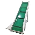 thumbnail image 4 of Electric PVC Belt Climbing Conveyor Incline Transport Machine 110V 2-10m/min 78.7*15.7in Max 59in Aluminum Frame, 4 of 8
