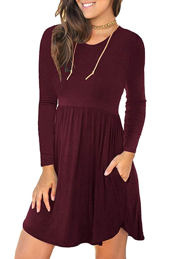 flowy short dresses casual