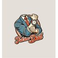 thumbnail image 5 of Full Time Dad Business Suit Adult Sand Long Sleeve Hoodie-Medium, 5 of 6