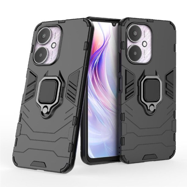 Funda para Xiaomi Redmi 13C 4G/5G con Soporte Anillo Giratorio 360° y Protección Resistente a Golpes y Caídas
