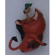 Lion King PVC Figure Tomon & Pumbaa Sitting 3" New