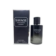 Savage for Men Eau De Toilette Spray for Men, 3.4 0z with Deluxe Suede Pouch