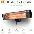 thumbnail image 3 of Heat Storm Tradesman 1500-Watt Electric Outdoor Infrared Quartz Portable Space Heater with Wall/Ceiling Mount, 3 of 8