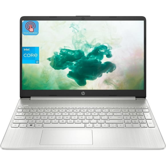 HP 2023 Laptop, 15.6" Touchscreen Display, Intel Core i3-1115G4 Processor, 16GB RAM, 1TB SSD, Intel Iris Xe Graphics, Wi-Fi, Bluetooth, Webcam, Windows 11 Home in S Mode, Natural Silv